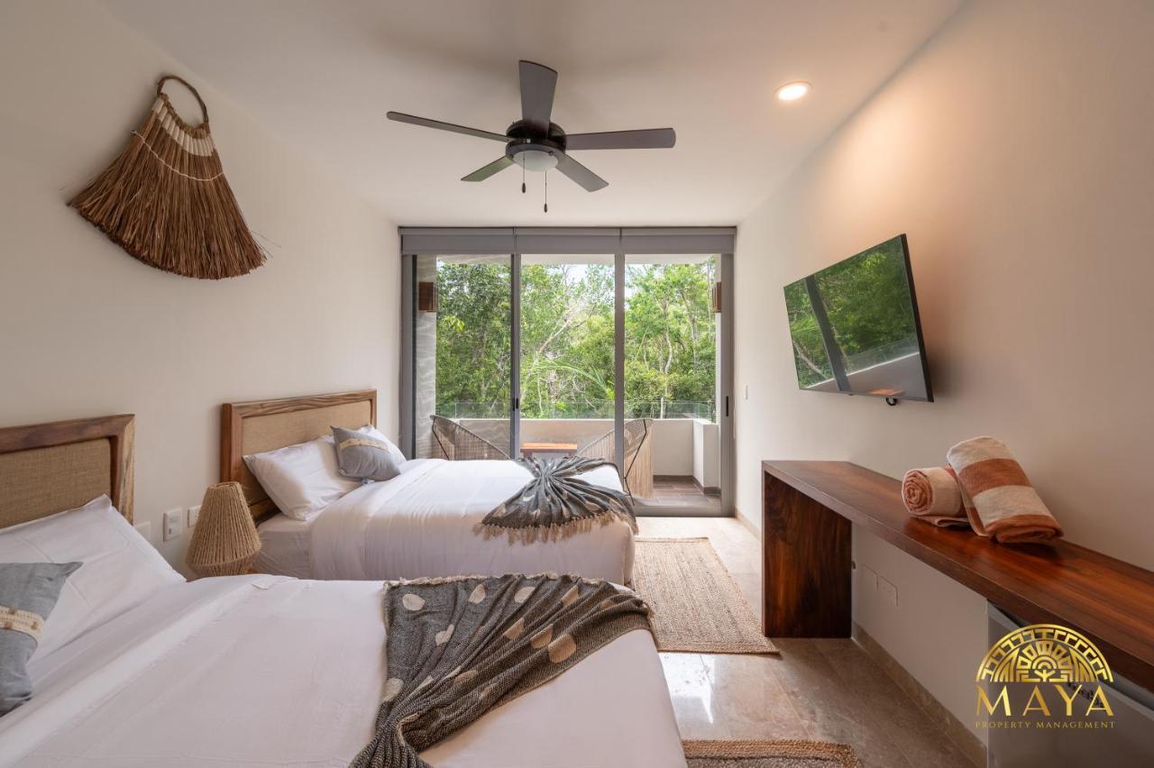 Nhoa 208A Lux 2Br Condo Jungle View In Aldea Zama Тулум Екстериор снимка