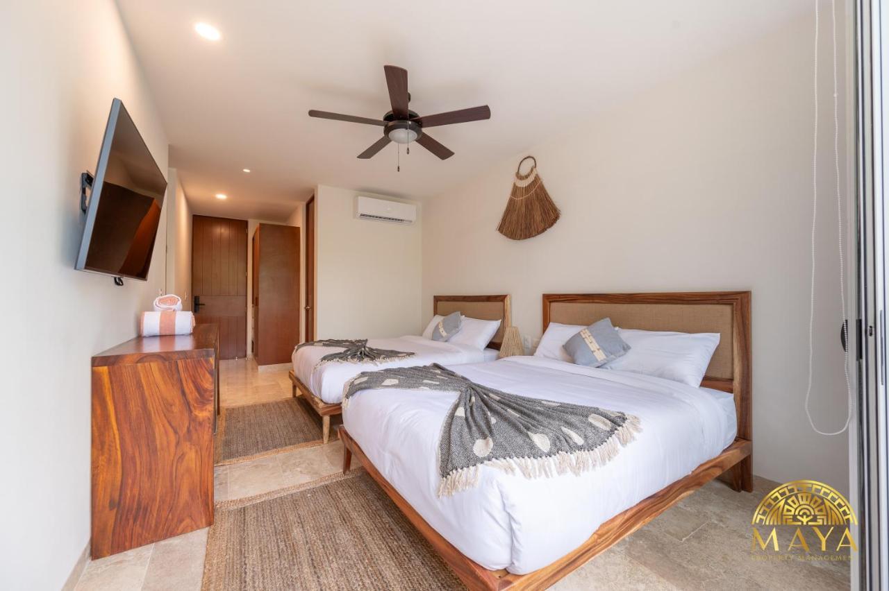 Nhoa 208A Lux 2Br Condo Jungle View In Aldea Zama Тулум Екстериор снимка