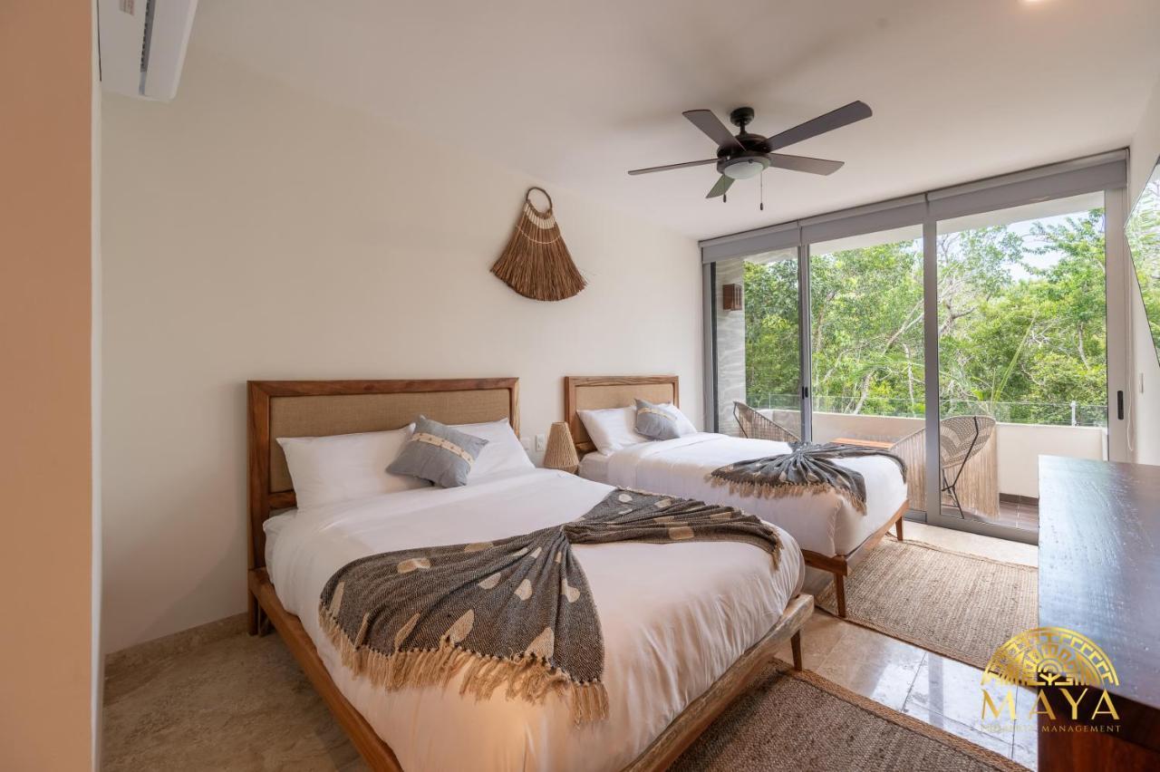 Nhoa 208A Lux 2Br Condo Jungle View In Aldea Zama Тулум Екстериор снимка